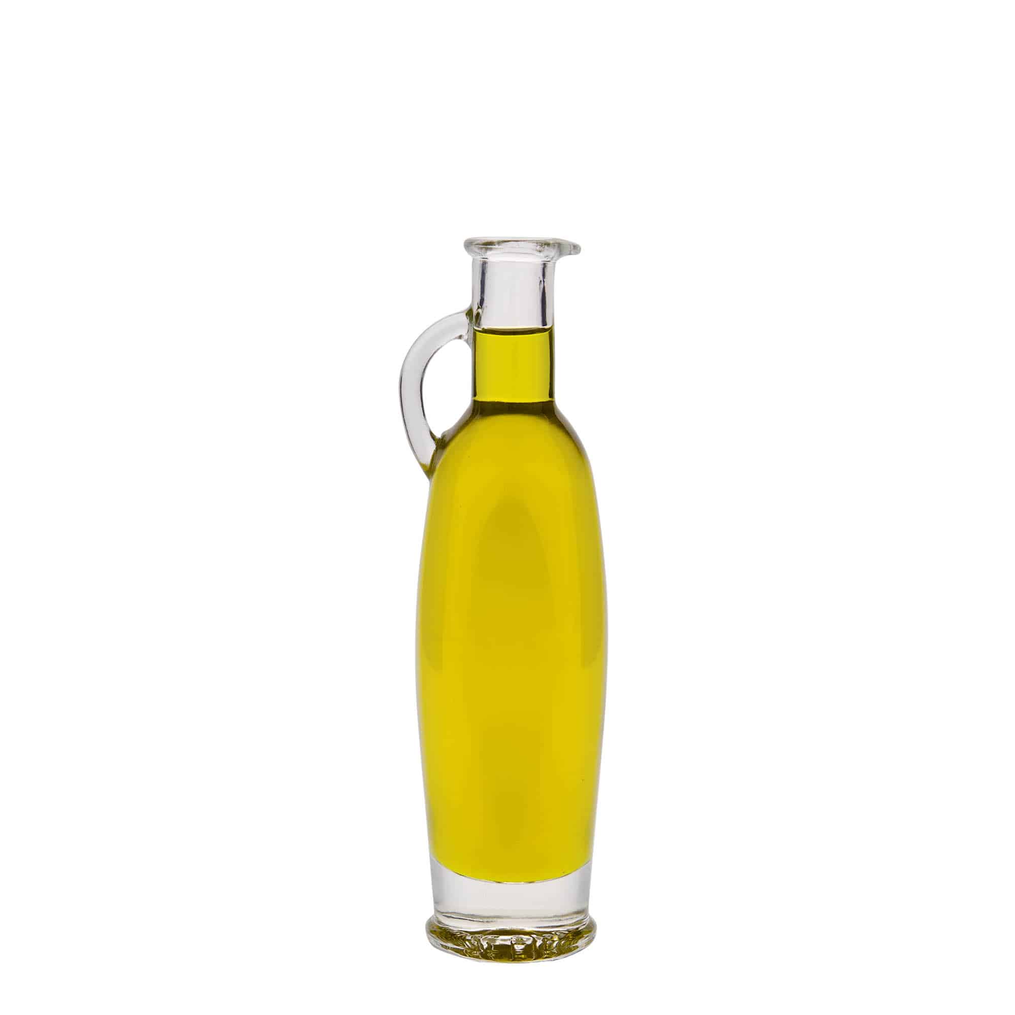 100 ml steklena steklenica »Eleganta«, ovalna, ustje: pluta