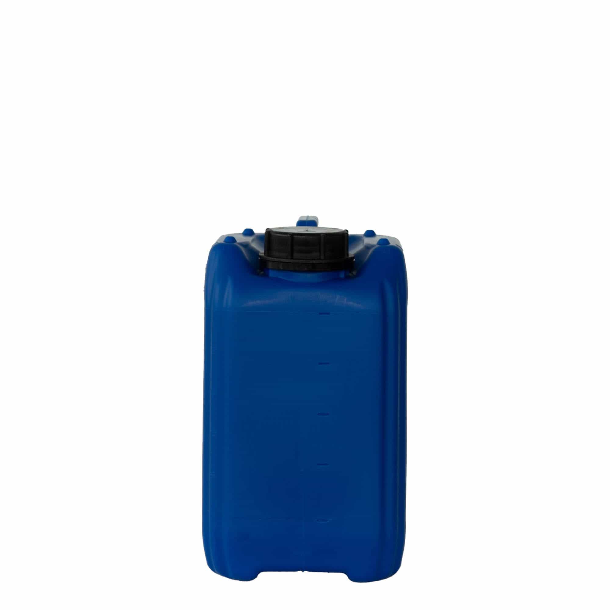 5 l kanister, pravokotni, plastika HDPE, modra, ustje: ND 55