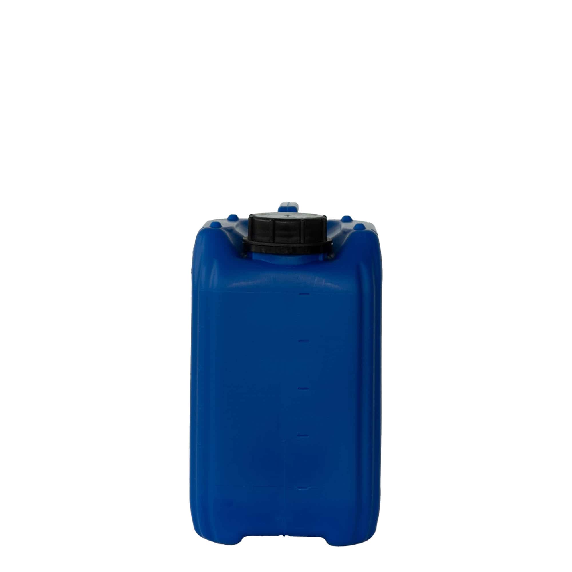 5 l kanister, pravokoten, HDPE-plastika, modra, odprtina: ND 55