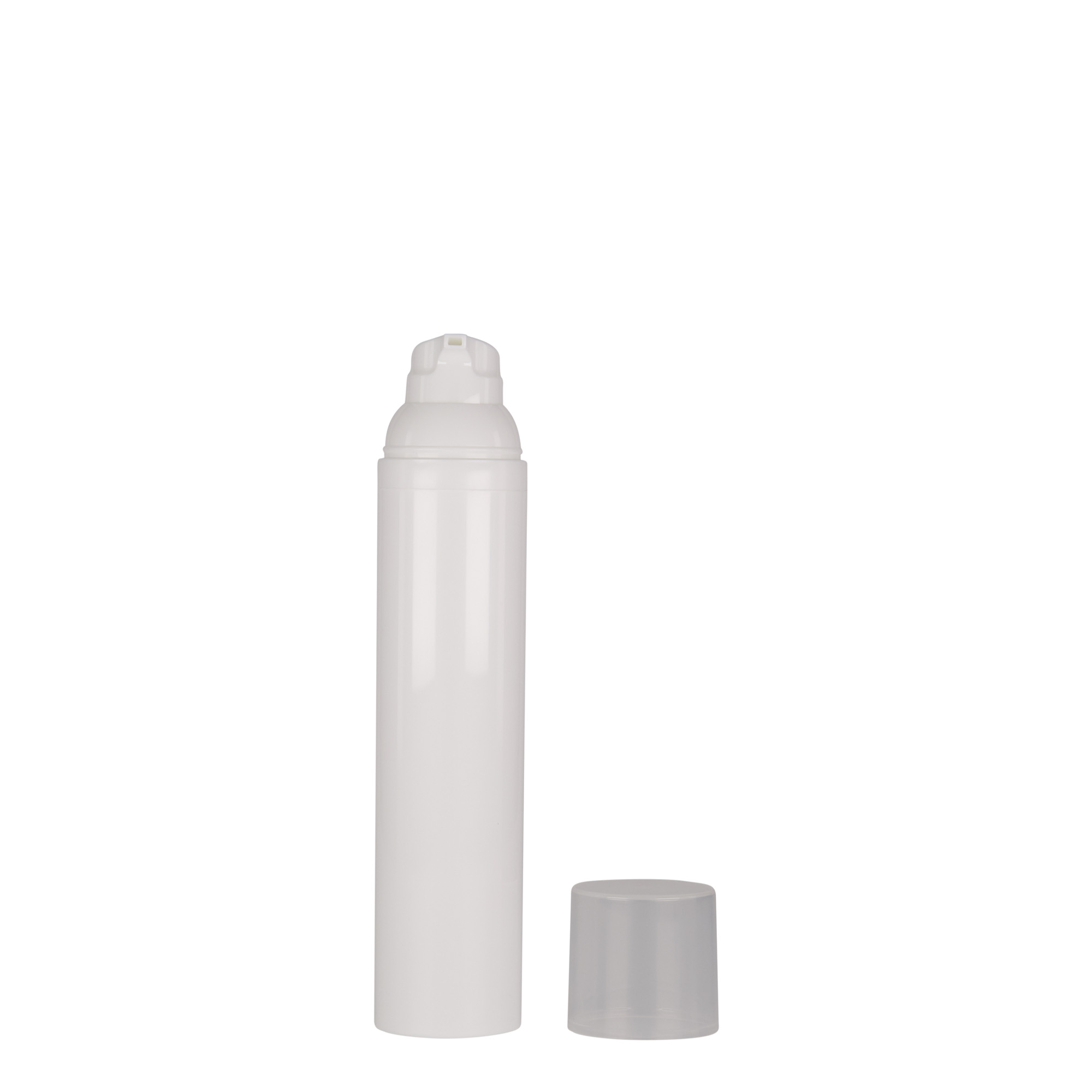 100 ml Airless dozirnik 'Mezzo', PP-plastika, bel 100 ml Airless dozirnik 'Mezzo', PP-plastika, bel