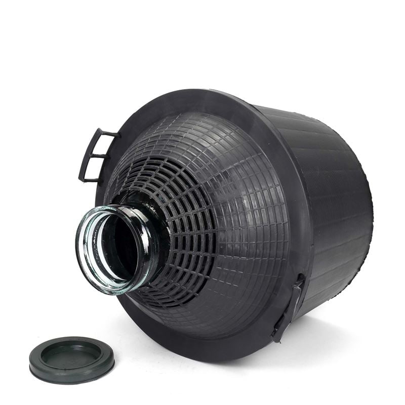 34 l balonska steklenica z širokim vratom, steklo, odprtina: pokrov z navojem