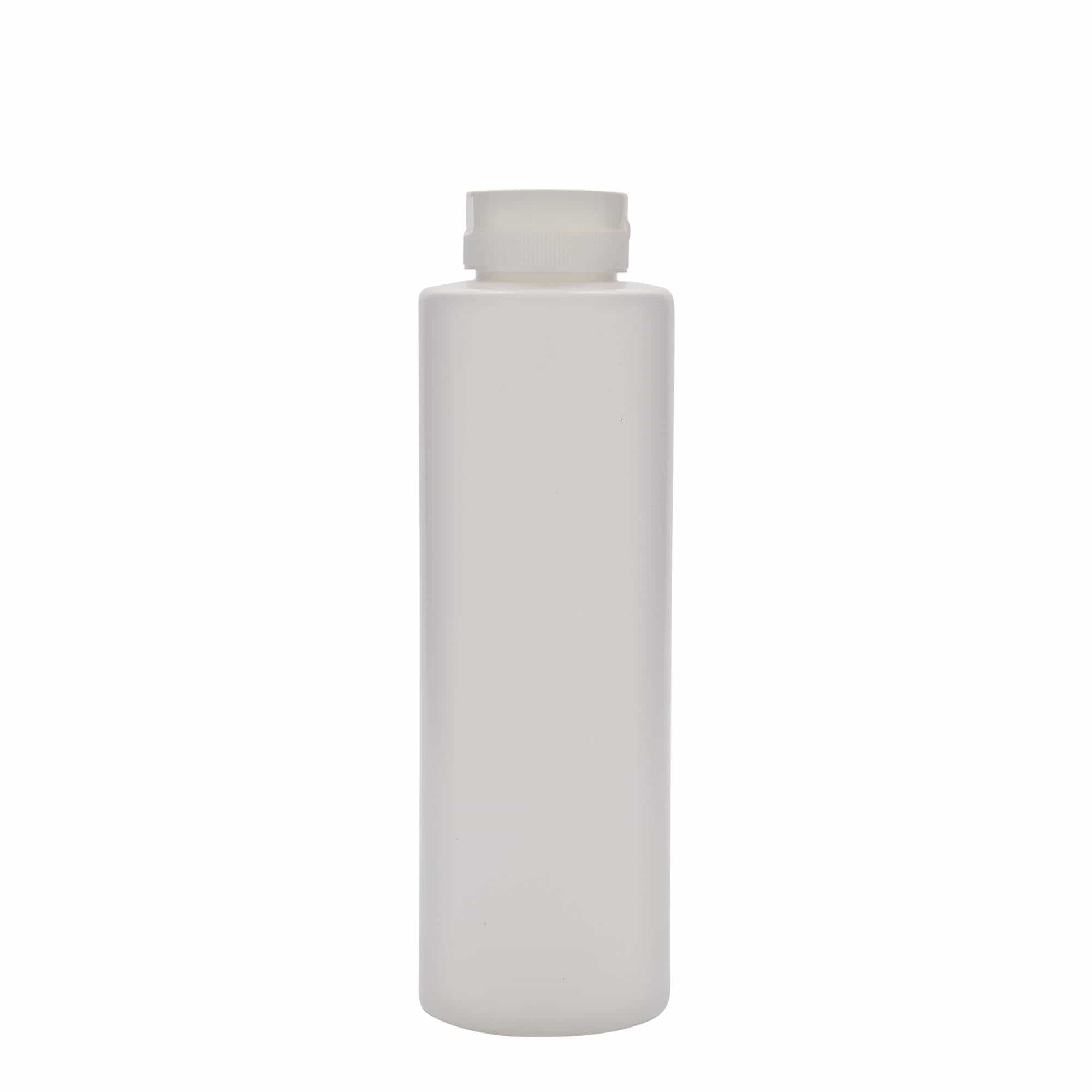 500 ml steklenička za omako, LDPE plastika, bela, odprtina: 38/400