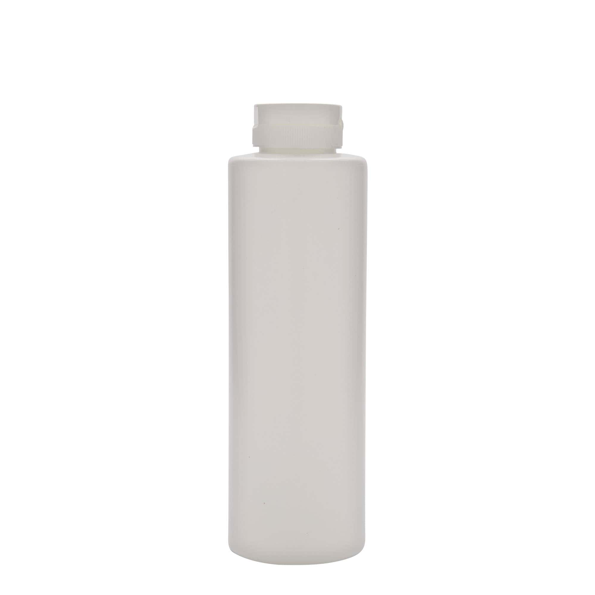 500 ml steklenička za omako, LDPE plastika, bela, odprtina: 38/400