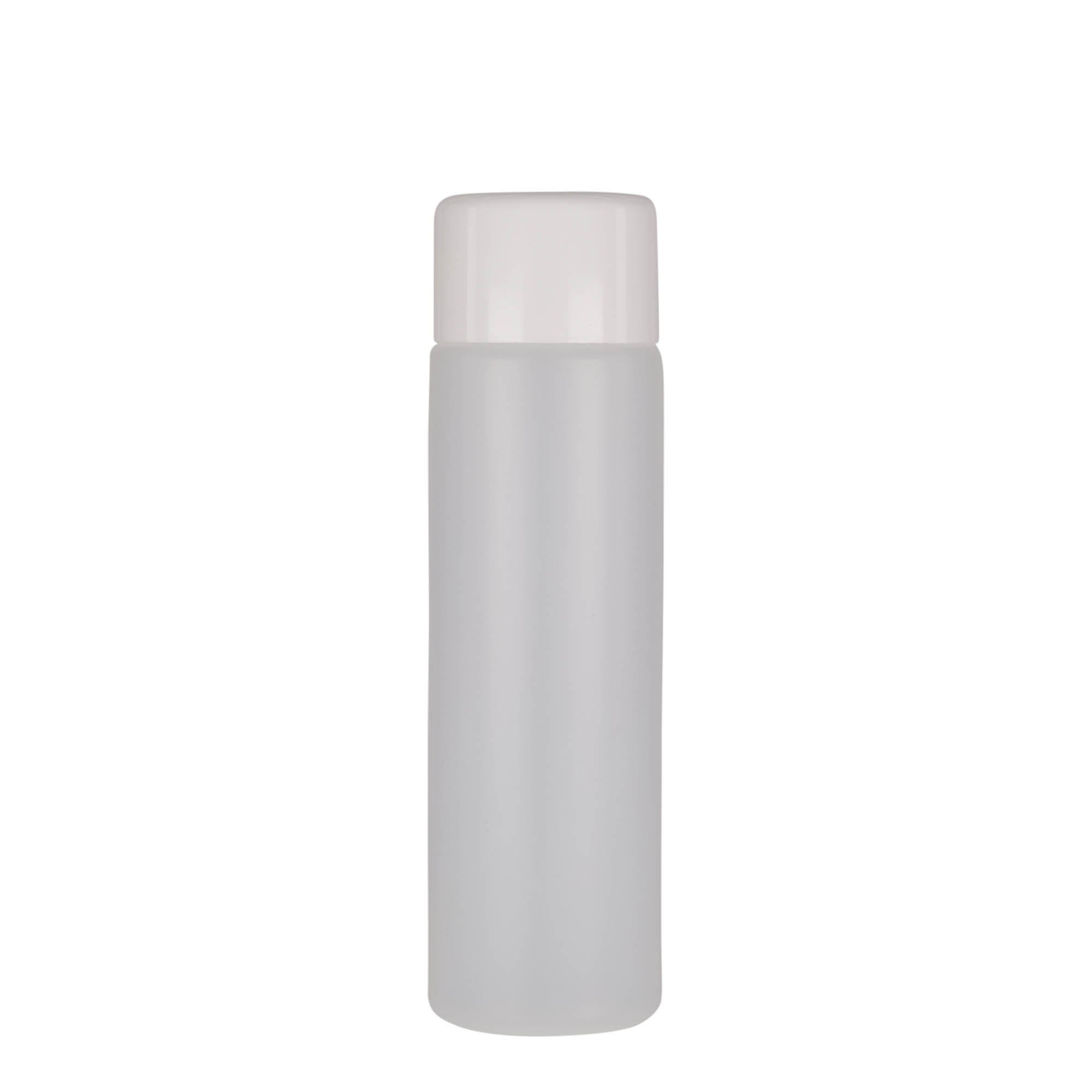 250 ml okrogla steklenica, PE-plastika, naravna, odprtina: navojni pokrov 250 ml okrogla steklenica, PE-plastika, naravna, odprtina: navojni pokrov