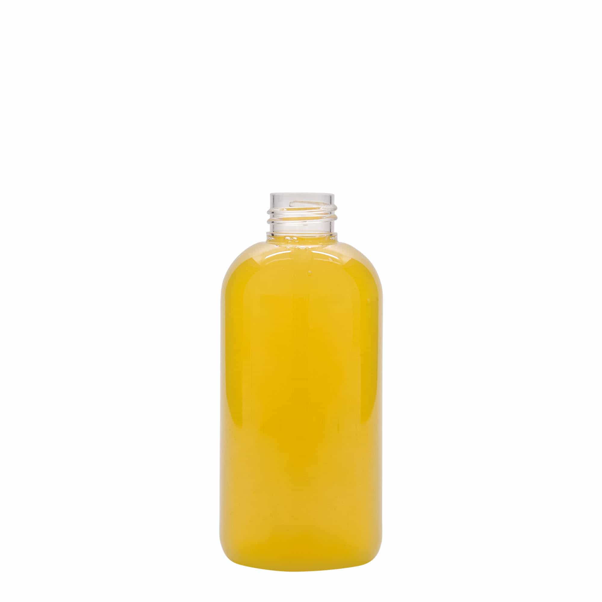 200 ml steklenica iz PET plastike »Boston«, plastika, ustje: GPI 24/410