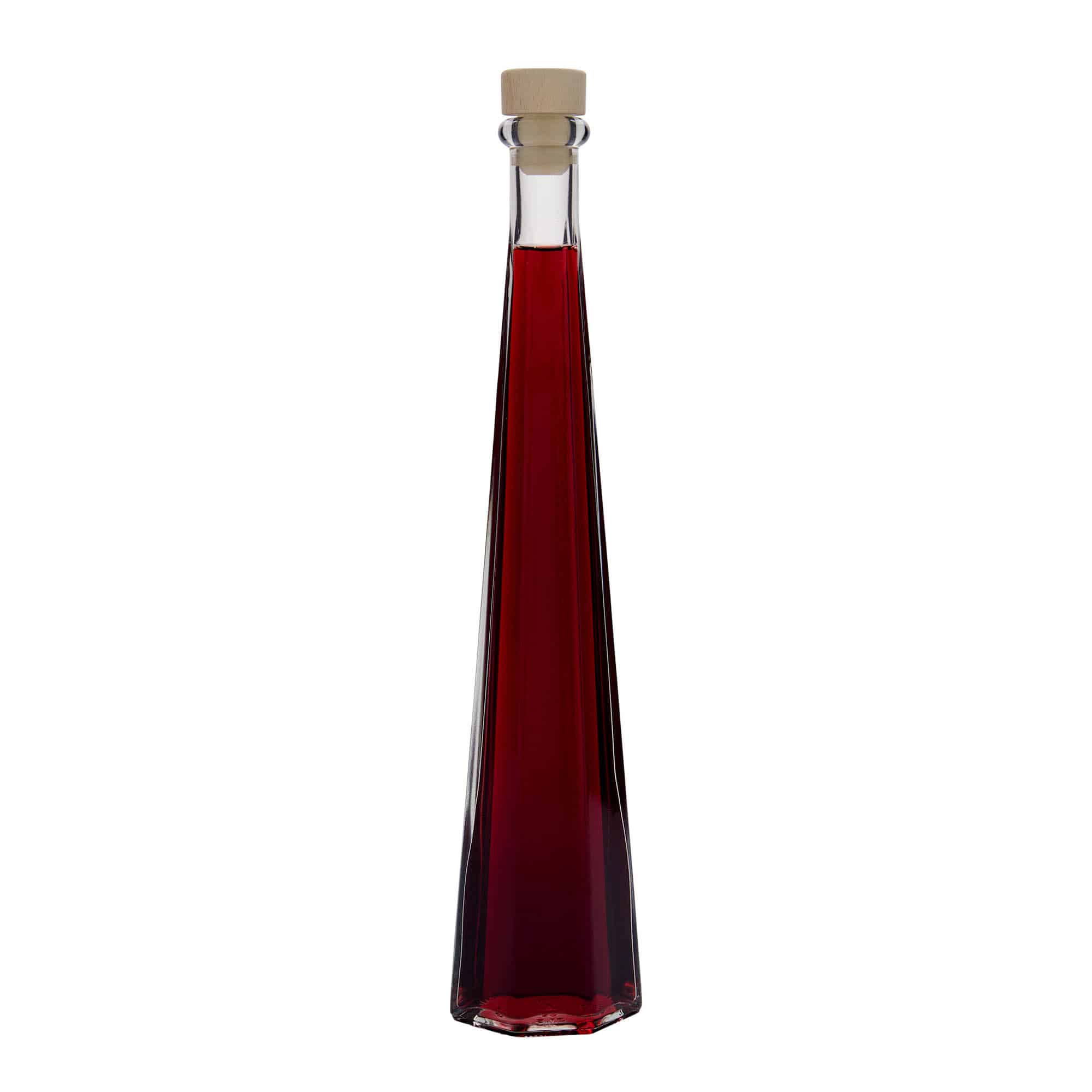 200 ml steklenica 'Dama Sexta', šestkotna, odprtina: zamašek