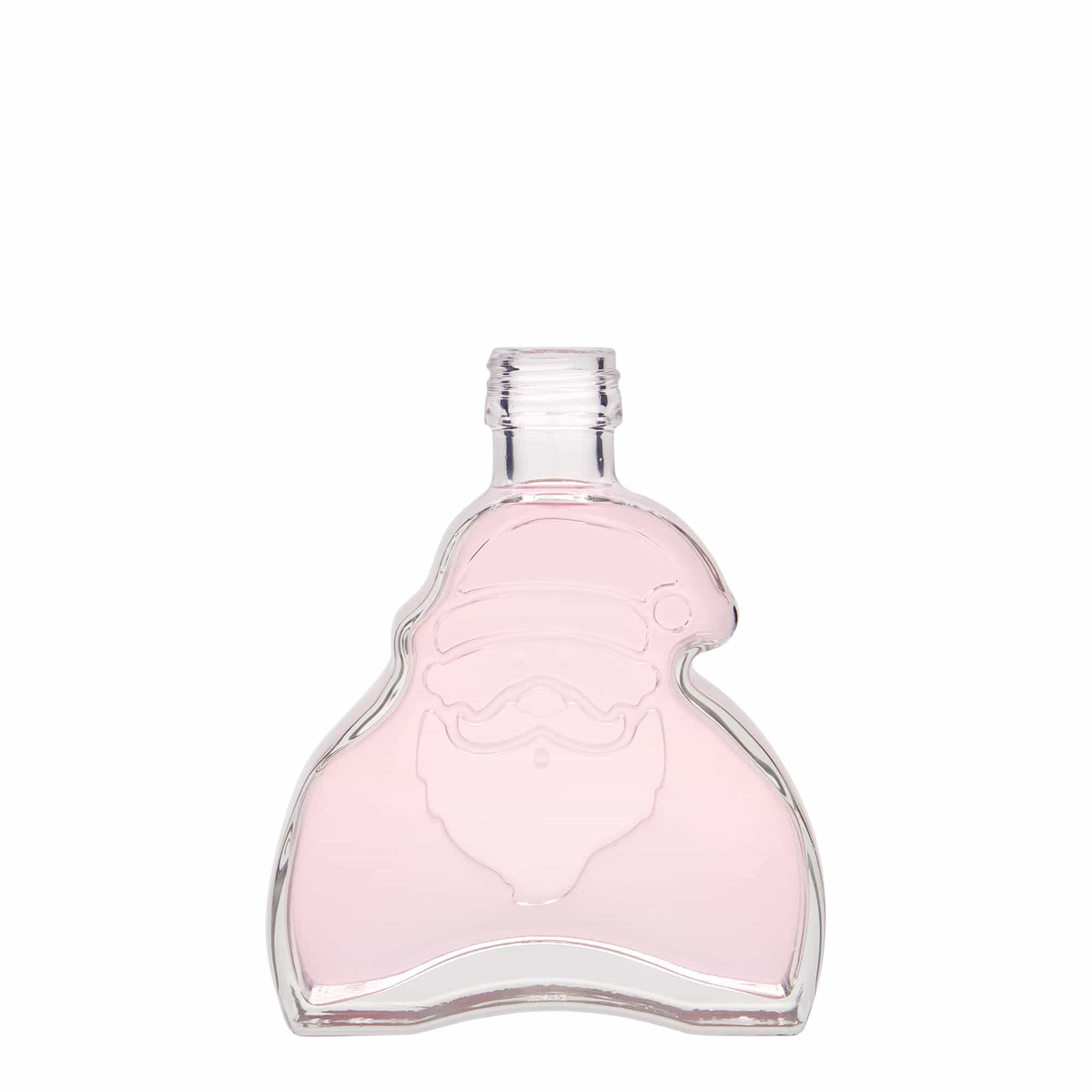 200 ml steklena steklenica »Santa Claus«, ustje: PP 28