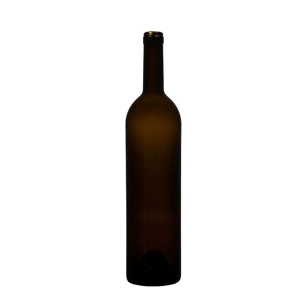 750 ml vinska steklenica 'Liberty', starinsko zelena, odprtina: pluta
