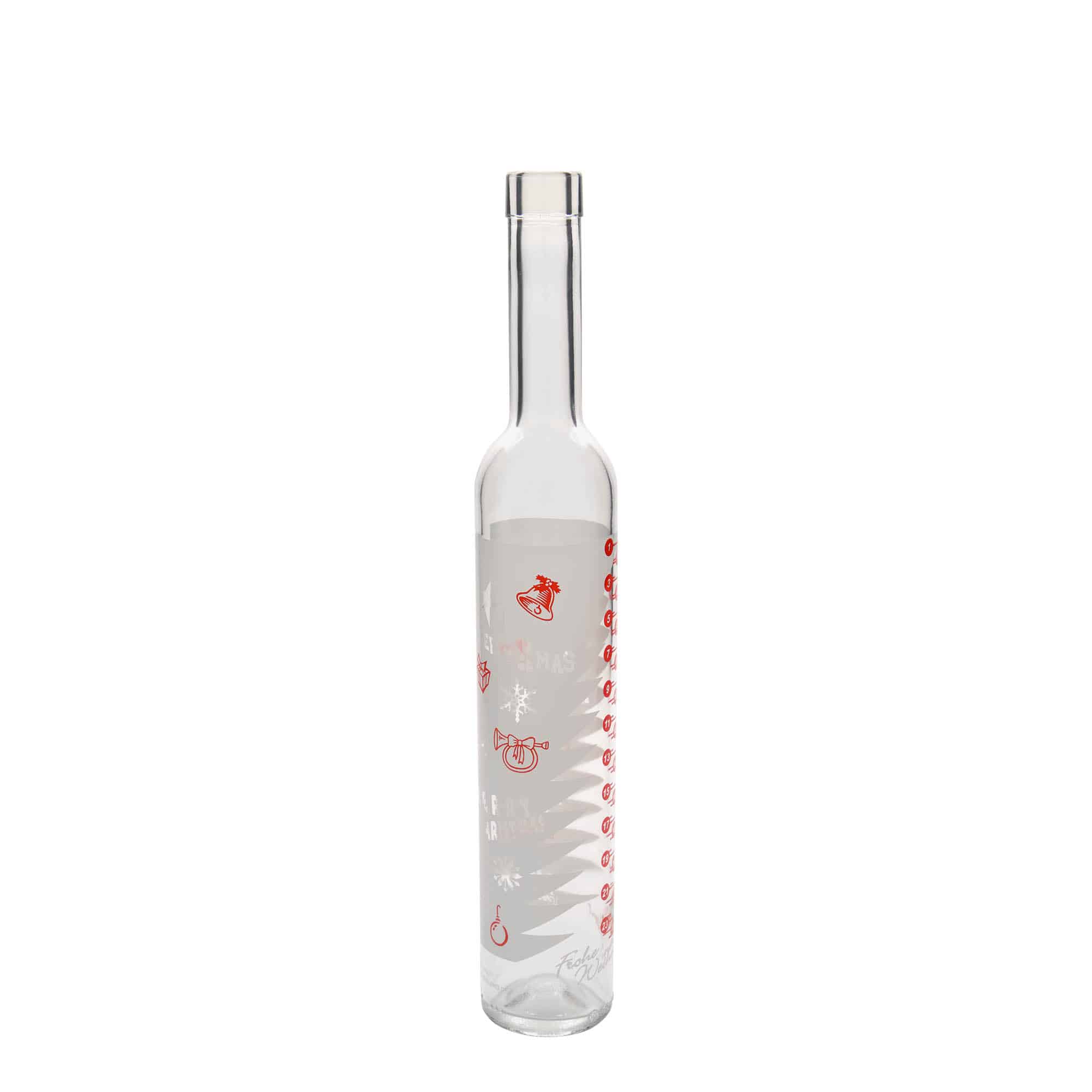 500 ml steklena steklenica Maximo potiskana »Adventni koledar«, ustje: pluta 500 ml steklena steklenica Maximo potiskana »Adventni koledar«, ustje: pluta
