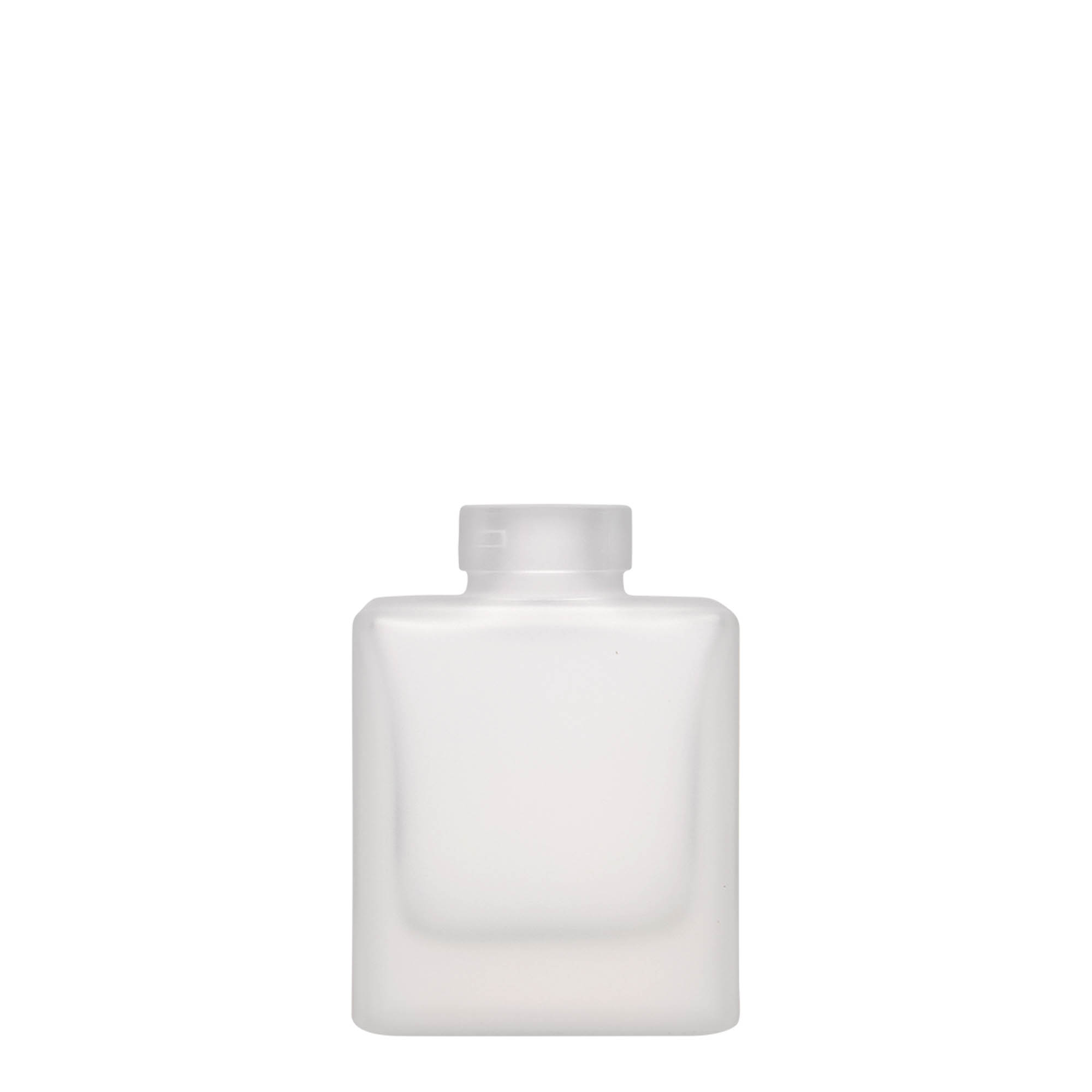 100 ml steklenička 'Cube', kvadratna, zmrznjena, odprtina: zamašek