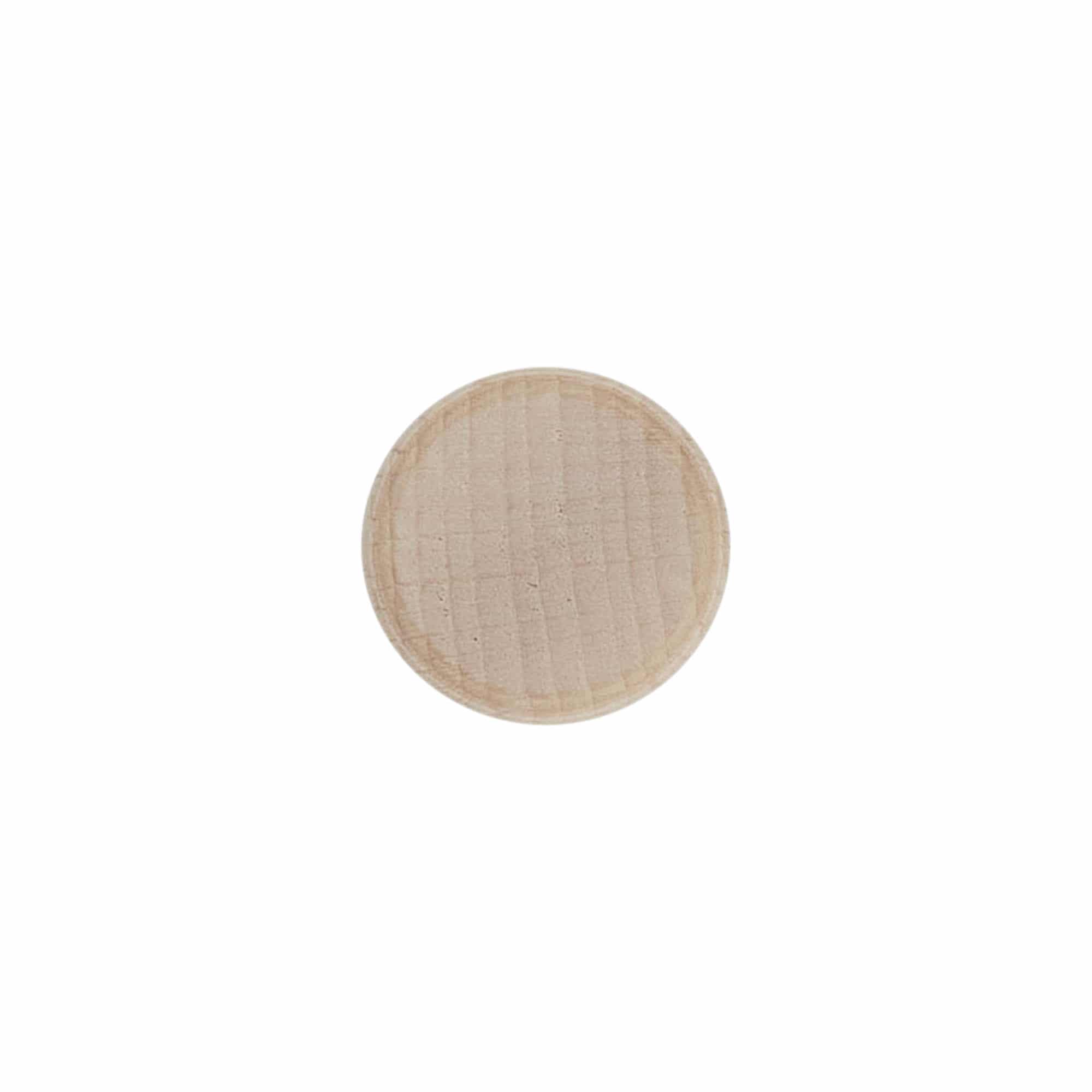 Ročajna zamašek z dozirnim odprtjem 19 mm, les/plastika, bež, za ustje: zamašek