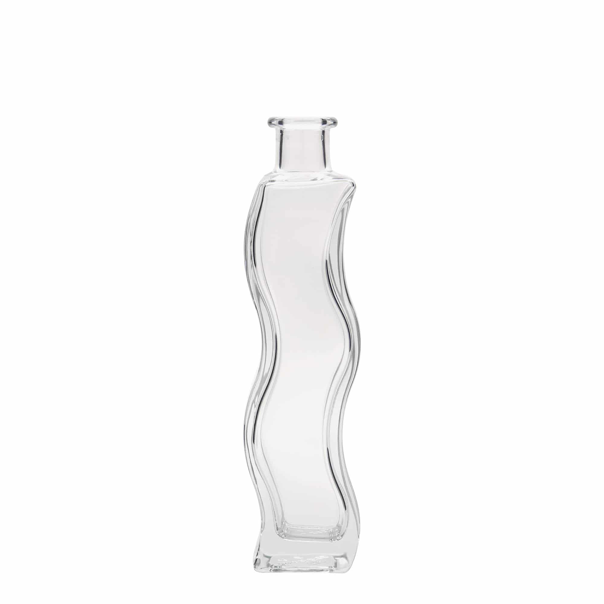 200 ml steklenička 'Val', kvadratna, odprtina: zamašek