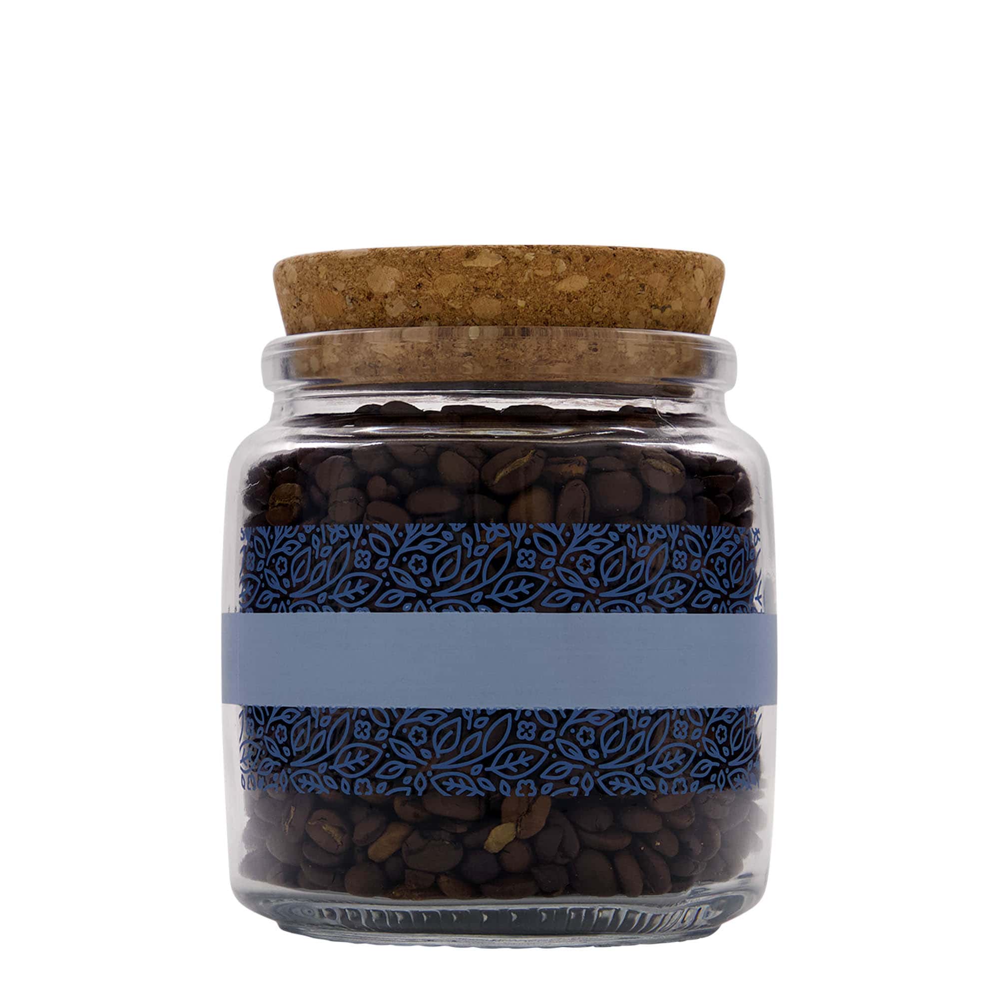750 ml zamašek iz plute 'Giara', motiv: Naturalmente blu, odprtina: pluta