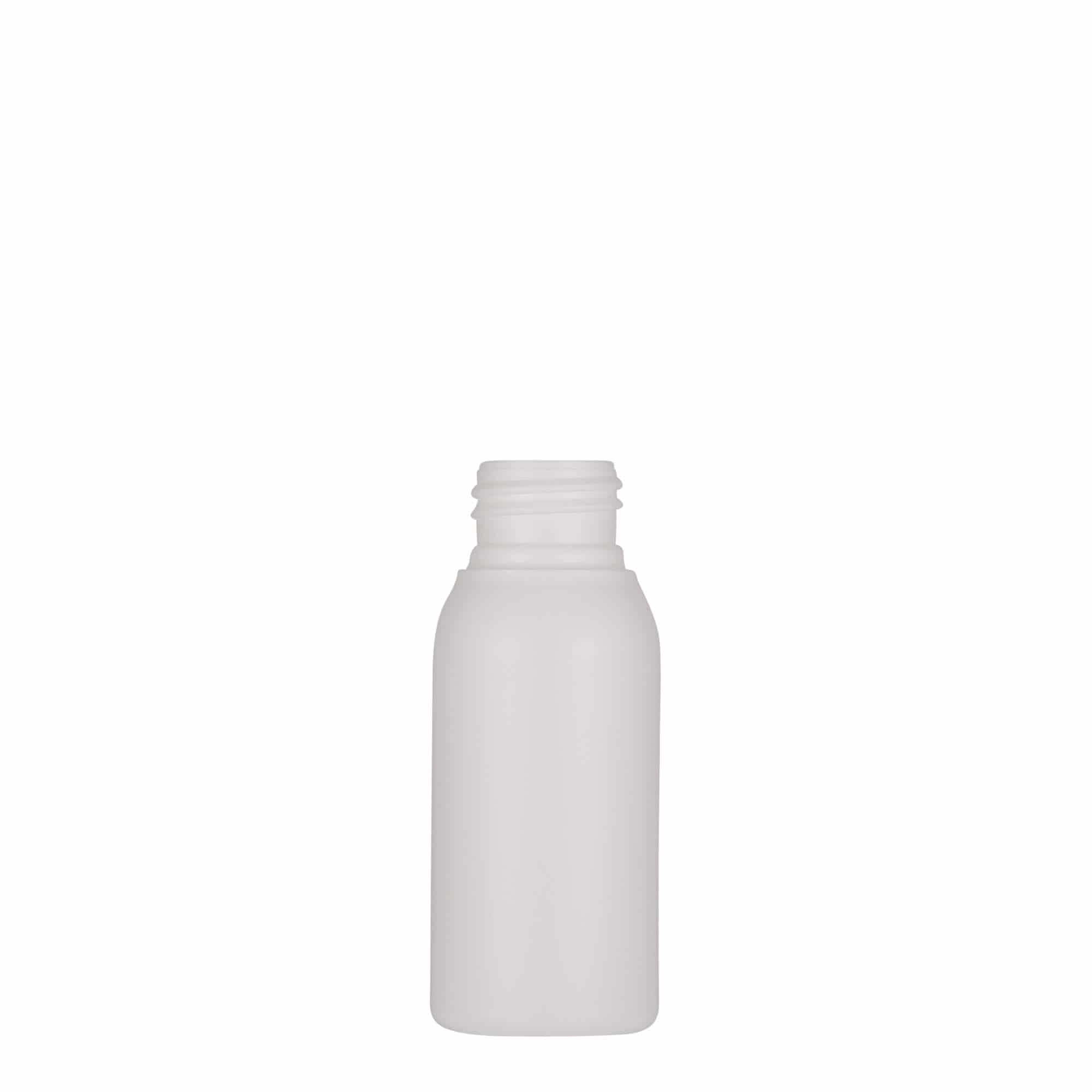 50 ml plastična steklenička 'Tuffy', HDPE, bela, odprtina: 24/410