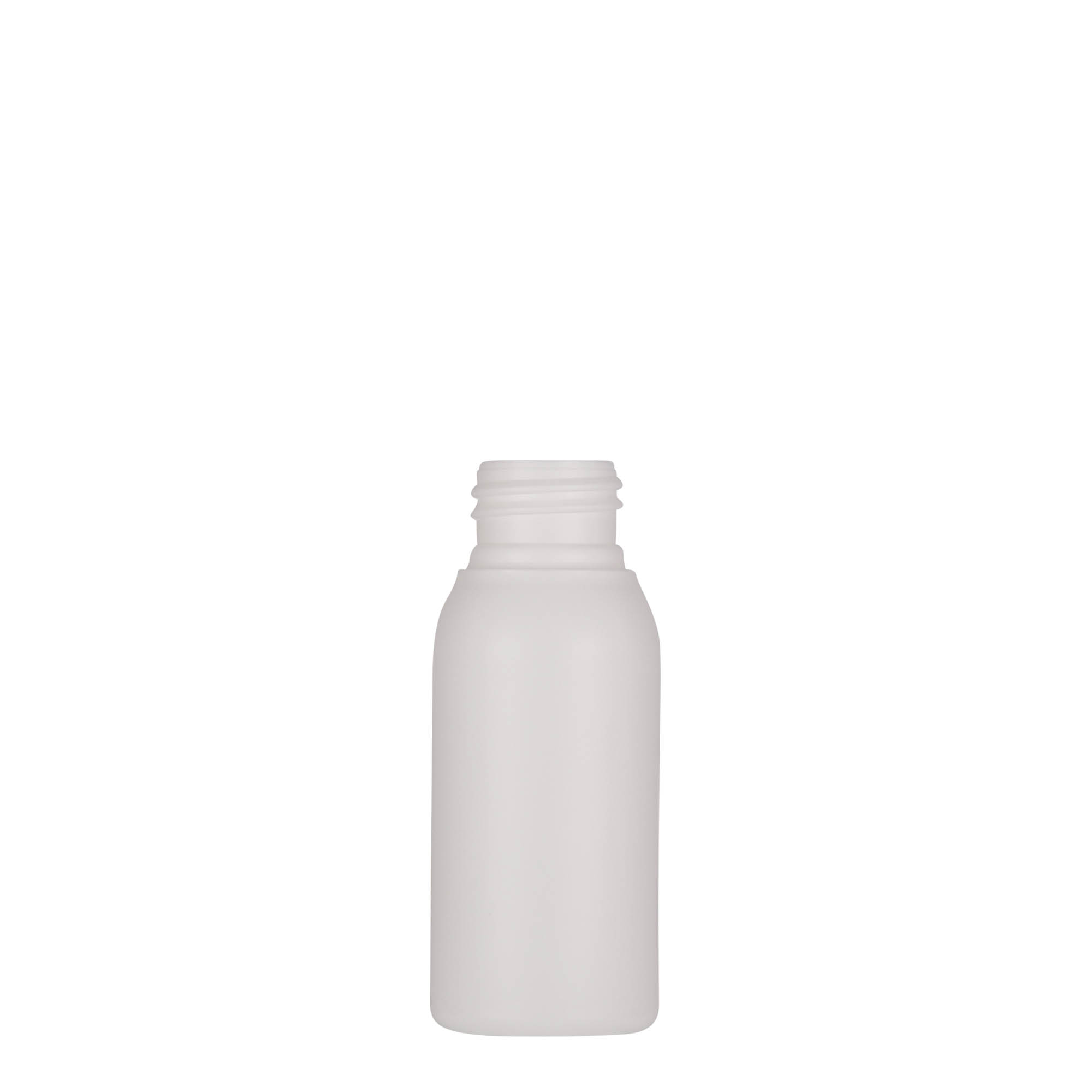 50 ml plastična steklenička 'Tuffy', HDPE, bela, odprtina: 24/410