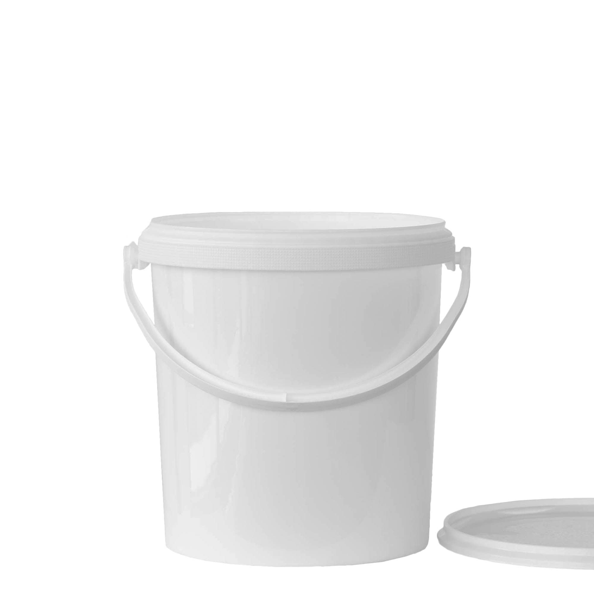 6 l vedro, PP-plastika, belo