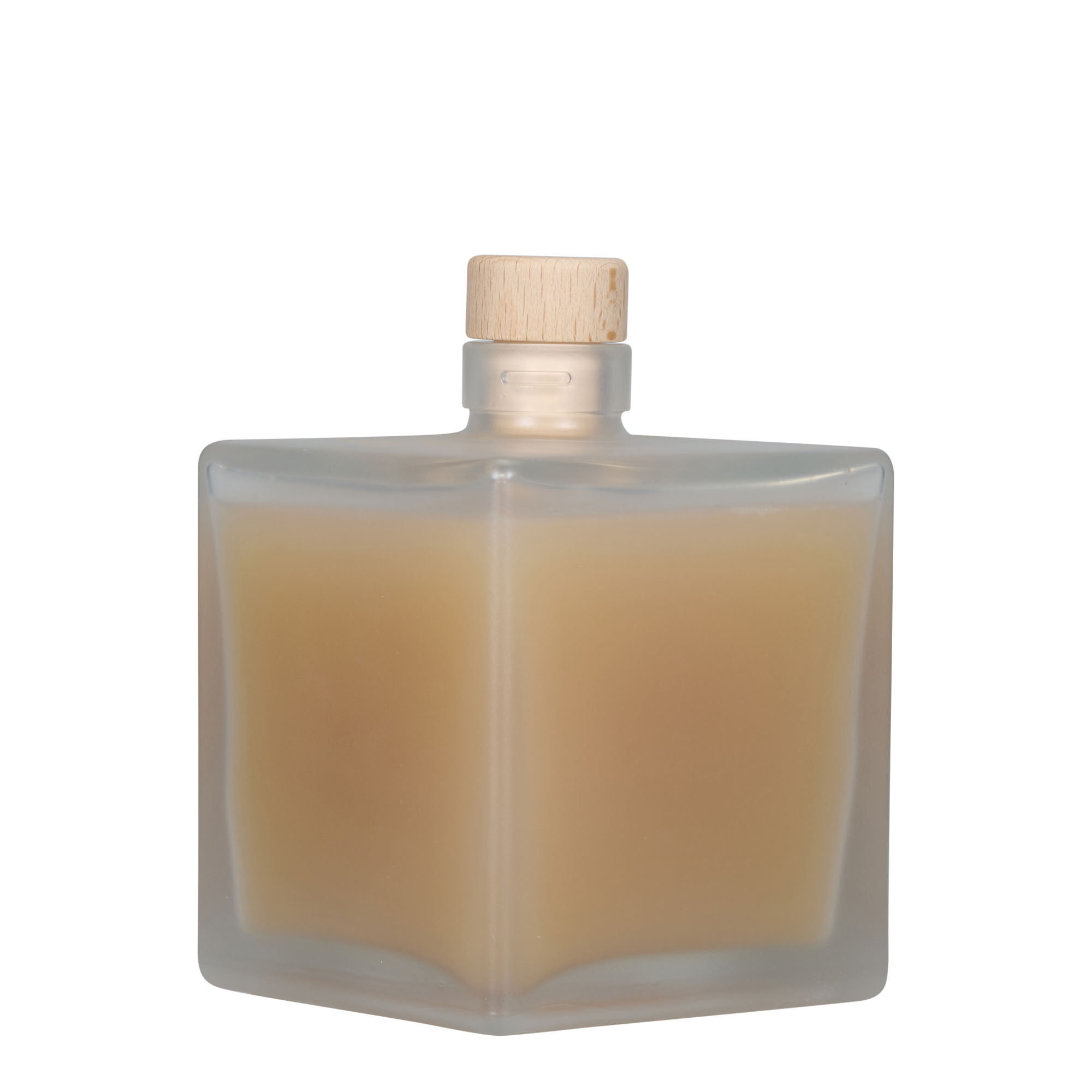 500 ml steklenica 'Cube', kvadratna, zmrznjena, odprtina: pluta