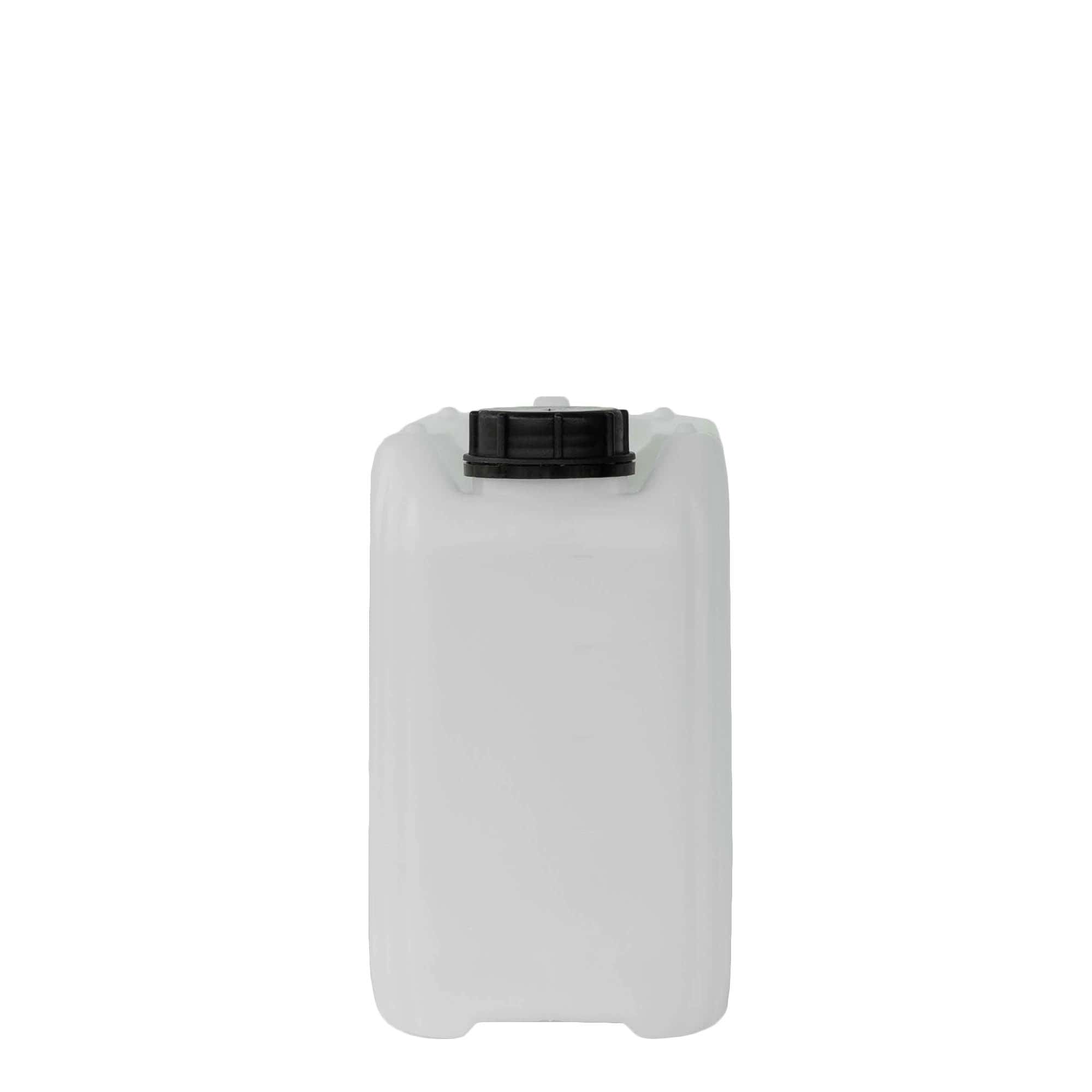 5 l kanister, pravokoten, HDPE-plastika, naraven, odprtina: ND 55