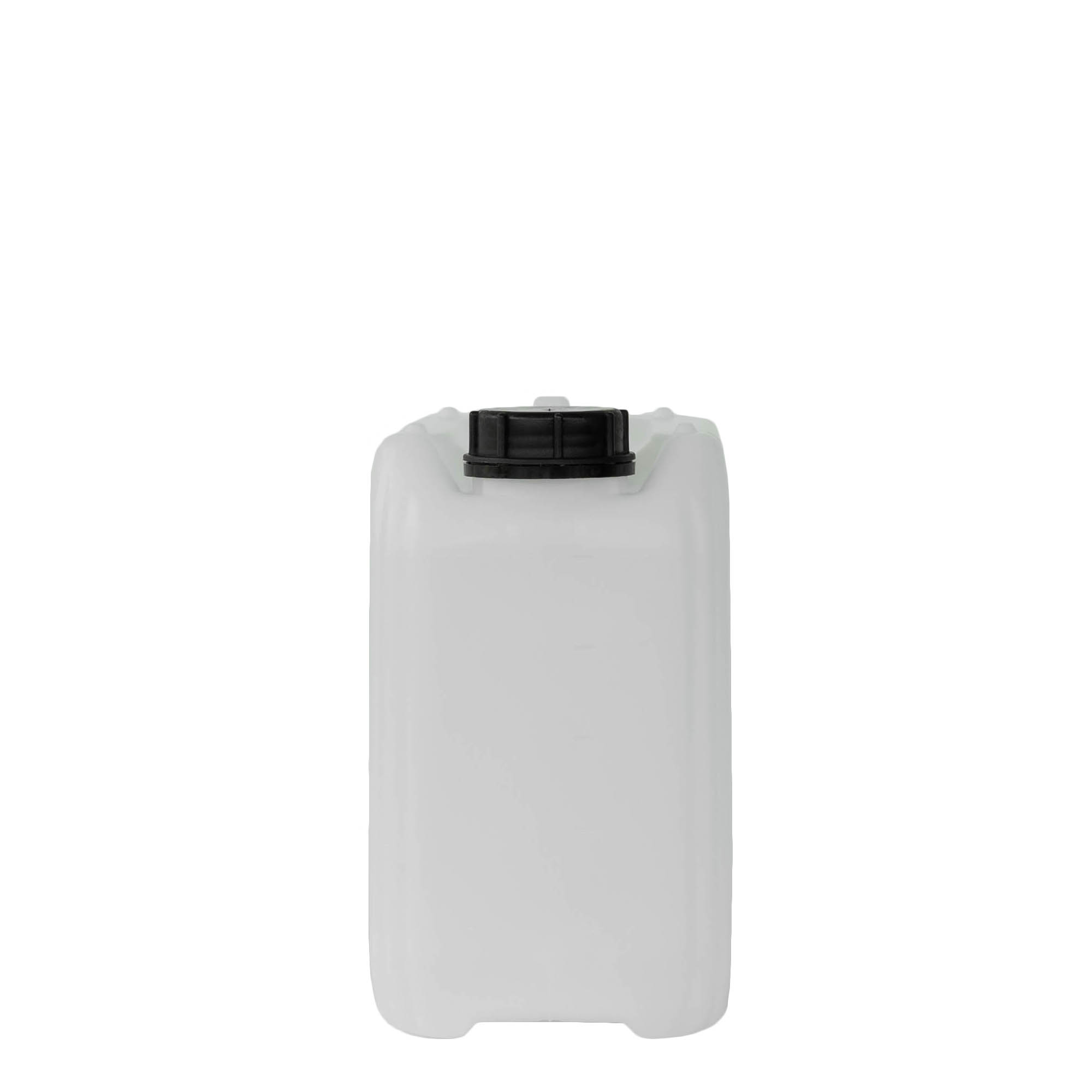 5 l kanister, pravokoten, HDPE-plastika, naraven, odprtina: ND 55