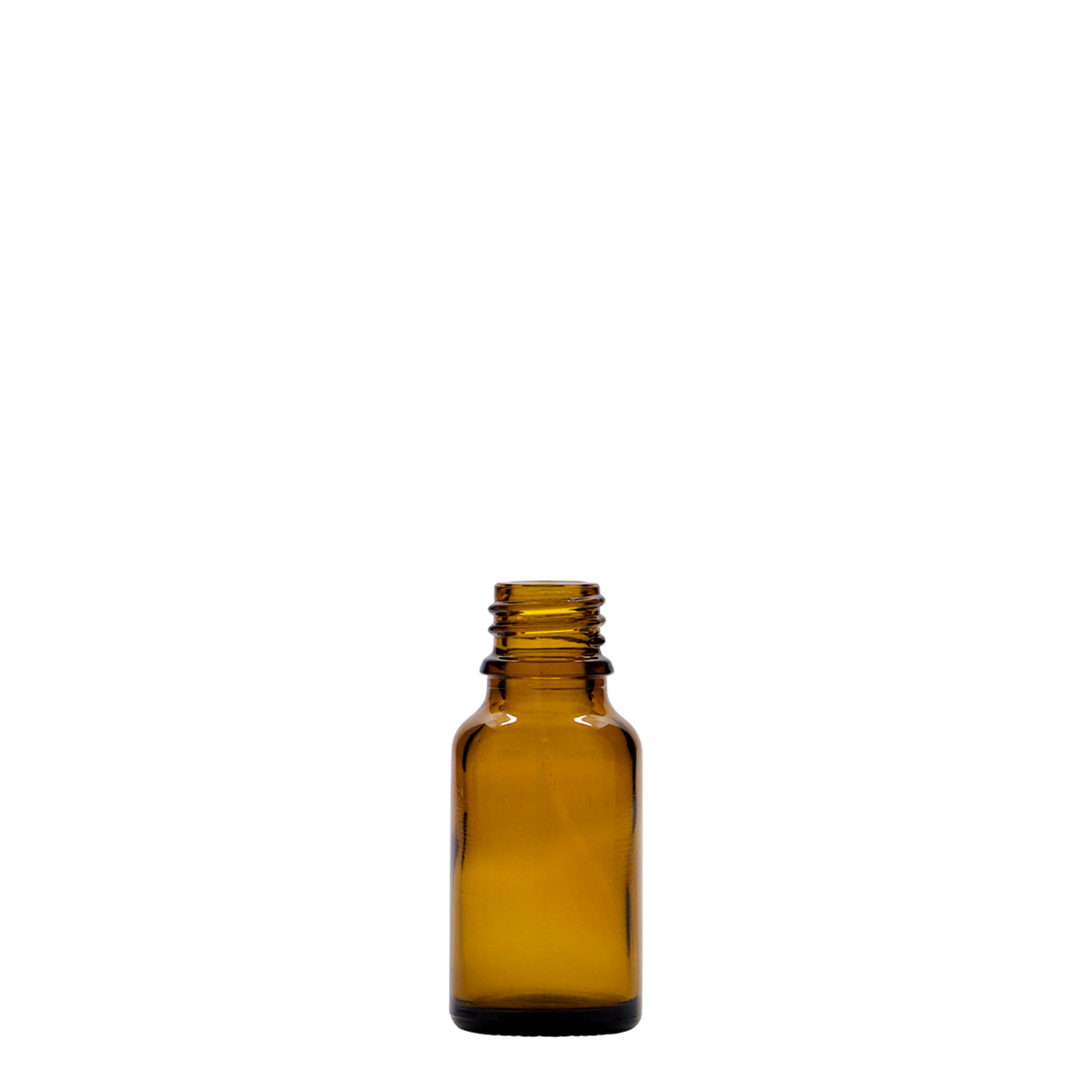 15 ml medicinska steklenička, steklo, rjava, odprtina: DIN 18