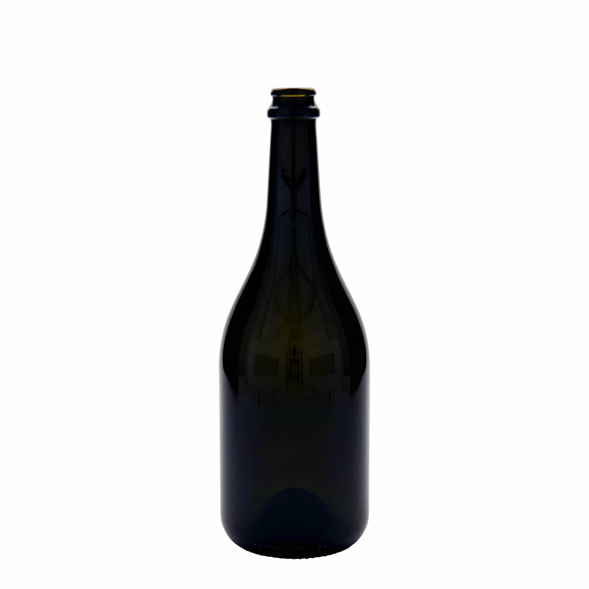 750 ml steklenica piva 'Horta', steklo, starinsko zeleno, odprtina: kronkapsula