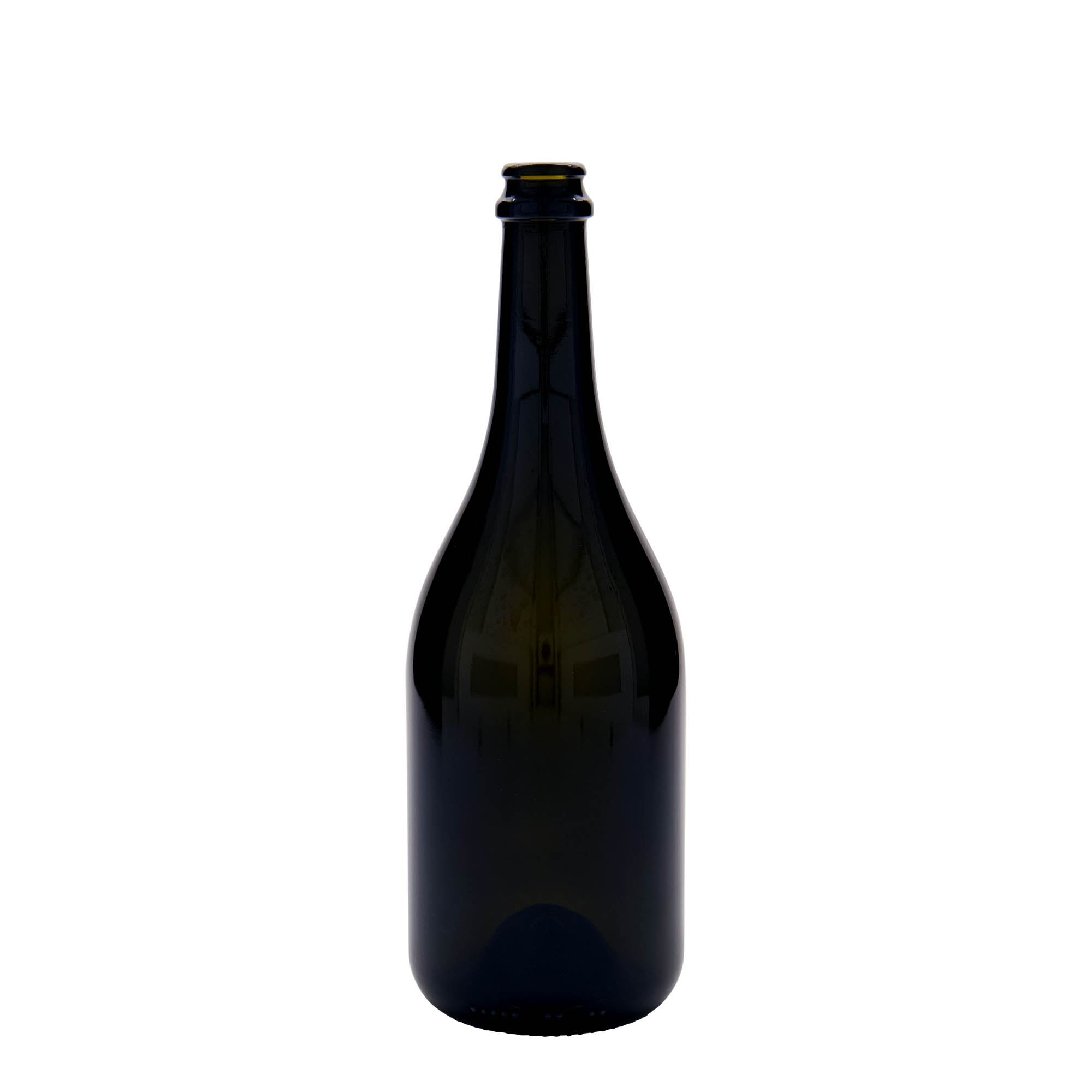 750 ml steklenica piva 'Horta', steklo, starinsko zeleno, odprtina: kronkapsula