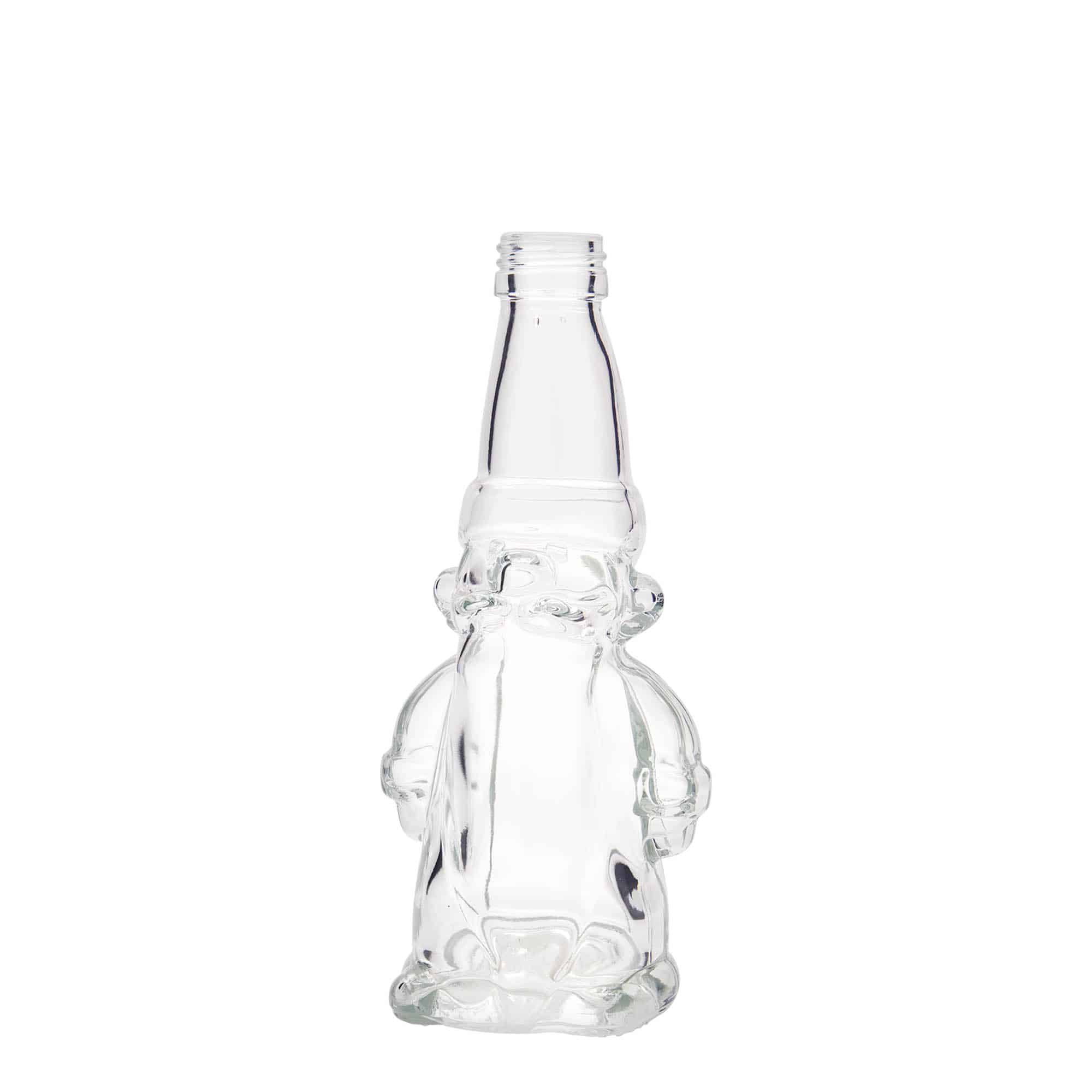 200 ml steklena steklenica »Božični škrat«, ustje: PP 28