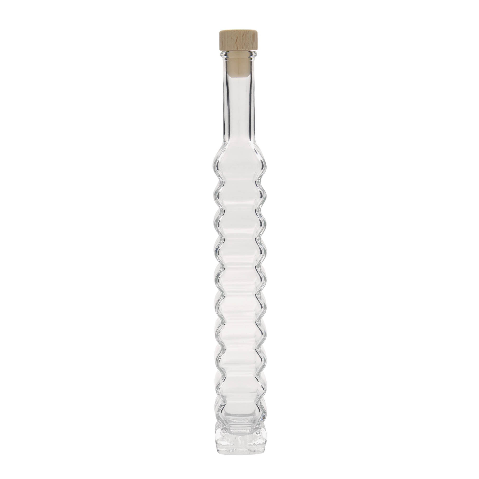 200 ml steklenica 'Roma, kvadratna, odprtina: plutovina' 200 ml steklenica 'Roma, kvadratna, odprtina: plutovina'