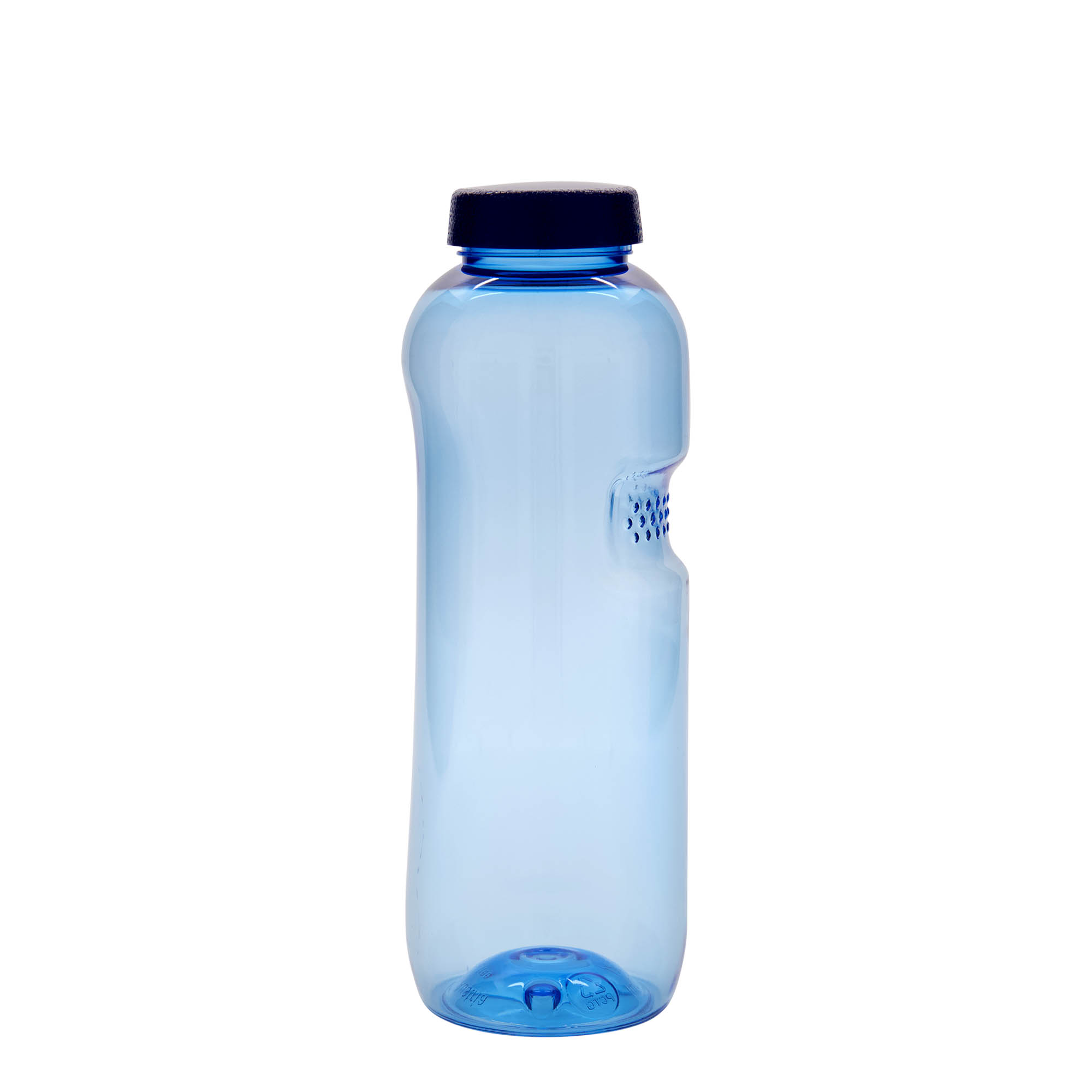 750 ml PET-plastenka za pijačo 'Kavodrink', plastika, modra