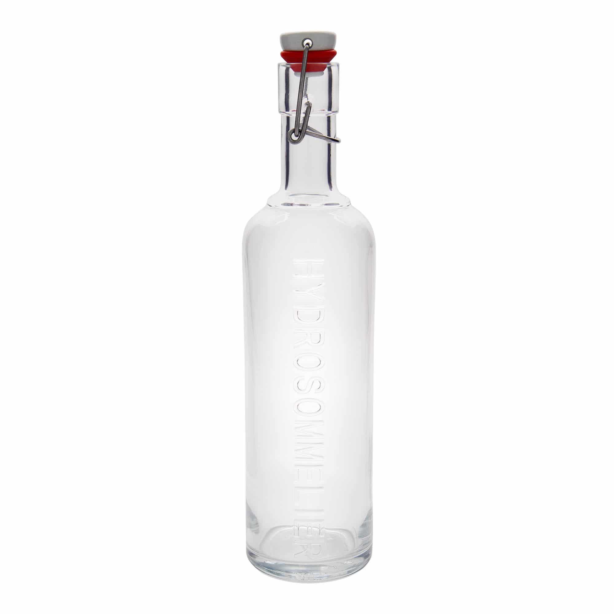 1000 ml steklena steklenica »Optima Hydrosommelier«, ustje: zamašek s tesnilom