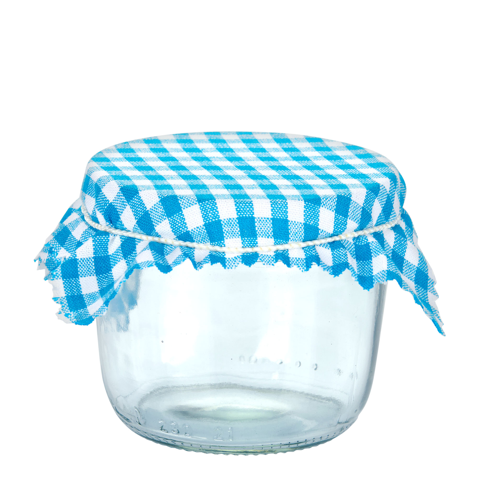 Tkaninska prtiček karo vzorec 12x12, kvadratna oblika, tekstil, modra, odprtina: TO38-TO53