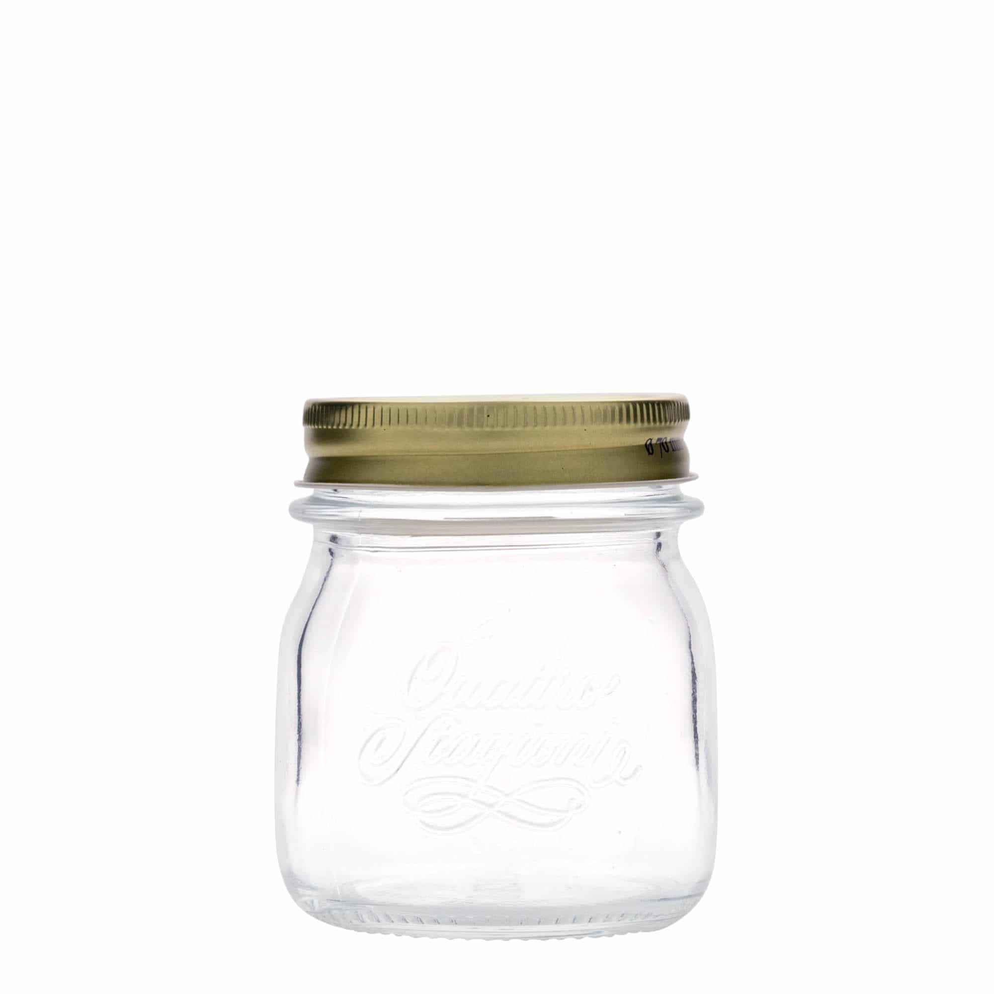 250 ml kozarec »Quattro Stagioni«, ustje: navojni zamašek